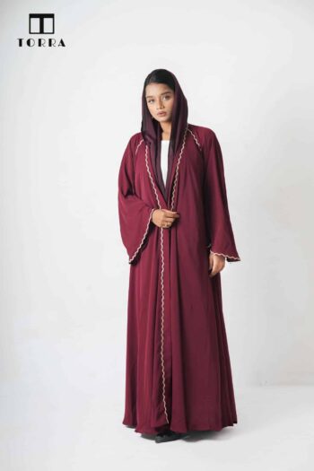 A-LINE MARRON ABAYA