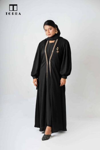 AFIFA ABAYA | BLACK