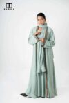 KASHFIYA ABAYA | SEA FOAM GREEN