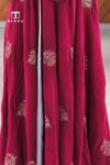 Marron-Embroidery-abaya-1